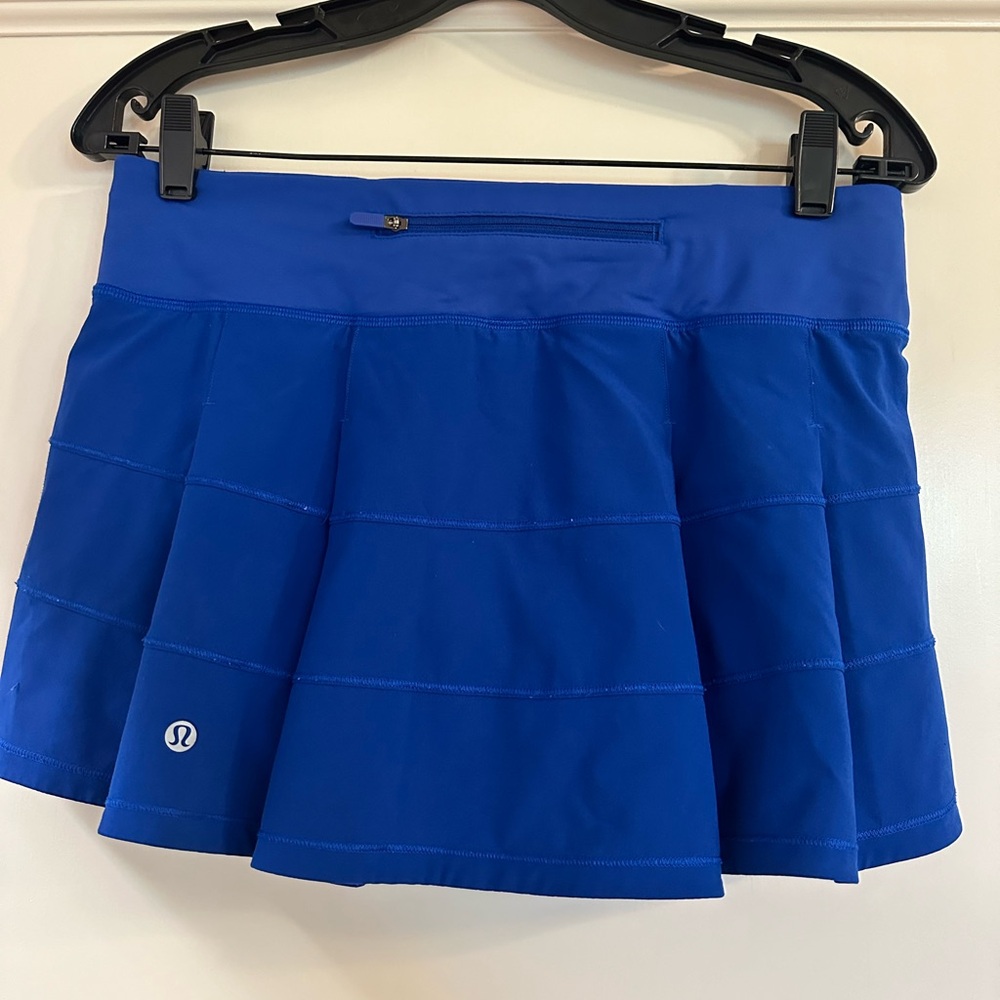 LULULEMON Blue Mini Skater Skirt Size 6